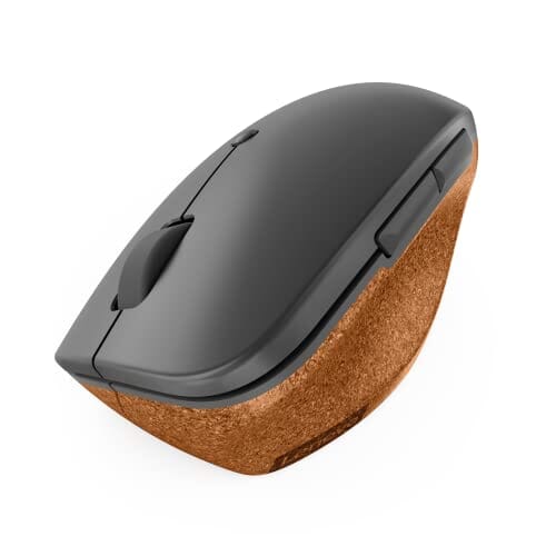 ماوس عمودي لاسلكي Lenovo Go Wireless Vertical Mouse - Computer Mouse - Programmable Buttons - Ergonomic - Right Handed - 2.4 GHz - USB Receiver - Compatible with PCs and Laptops - Storm Grey