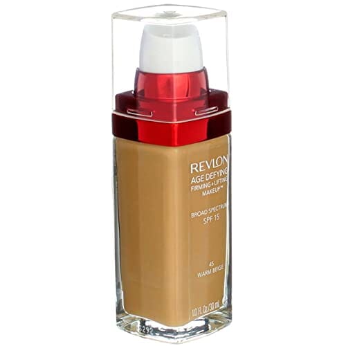 مكياج ريفلون ديفيينج فيرمينغ + ليفتنج 45 بيج دافئ (عبوة من 4 قطع) Revlon Age Defying Firming + Lifting Makeup, 45 Warm Beige,( Pack of 4)