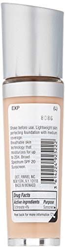 كريم أساس ريميل لاستينغ فينيش جيد التهوية Rimmel Lasting Finish Breathable Foundation, Classic Ivory, 1 Fluid Ounce