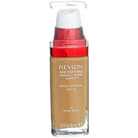 مكياج ريفلون ديفيينج فيرمينغ + ليفتنج 45 بيج دافئ (عبوة من 4 قطع) Revlon Age Defying Firming + Lifting Makeup, 45 Warm Beige,( Pack of 4)