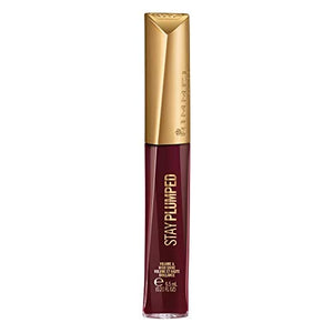 ملمع شفاه ستاي بلامب من ريميل Rimmel Stay Plumped Lip Gloss, 841 Bittersweet Plum, Pack of 1