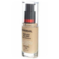 كوفر جيرل - كريم أساس ستاي فابيلوس 3 في 1 + عامل حماية من الشمس واسع النطاق CoverGirl Outlast Stay Fabulous 3-in-1 Foundation + Broad Spectrum SPF 20, Classic Ivory 810-1 fl oz (30 ml) - Pack of 2