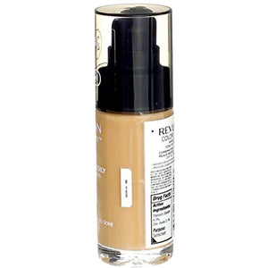 ريفلون كولور ستاي كريم أساس للبشرة الدهنية المختلطة جولدن كراميل 360 Revlon ColorStay Makeup Foundation For Combination Oily Skin, Golden Caramel 360, SPF 15, 1 fl oz (Pack of 1)