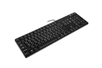 لوحة مفاتيح كمبيوتر سلكية عربية / إنجليزية MCSaite Wired Arabic/English Computer Keyboard, Full-Size Keyboard, 104-keys, USB Plug-and-Play, Foldable Stands, Compatible with PC, Laptop