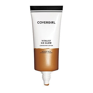 جلوشن فيتاليست جو جلو من كوفرجيرل COVERGIRL Vitalist Go Glow Glotion, Bronze, 0.06 Pound (packaging may vary)