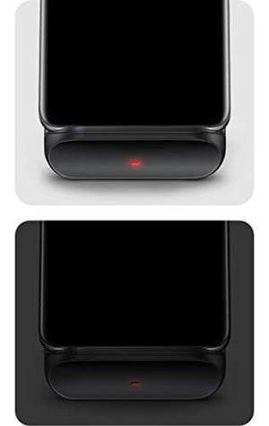 شاحنة لاسلكية من سامسونج تشحن 3 اجهزة في آن واحد SAMSUNG Electronics Wireless Charger Trio, Qi Compatible - Charge up to 3 Devices at Once - for Galaxy Phones, Buds, Watches, and Apple iPhone Devices, Black (US Version)