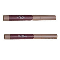 عبوة من قطعتين قلم تلوين شفاه غير لامع من لوريال باريس إنفاليبل Pack of 2 L'Oreal Paris Infallible Matte Lip Crayon, Sizzling Sugar # 514