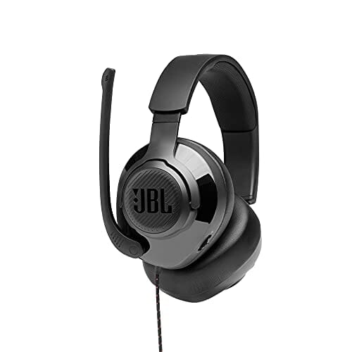 سماعات رأس سلكية للألعاب - أسود JBL Quantum 200 - Wired Over-Ear Gaming Headphones - Black, Large