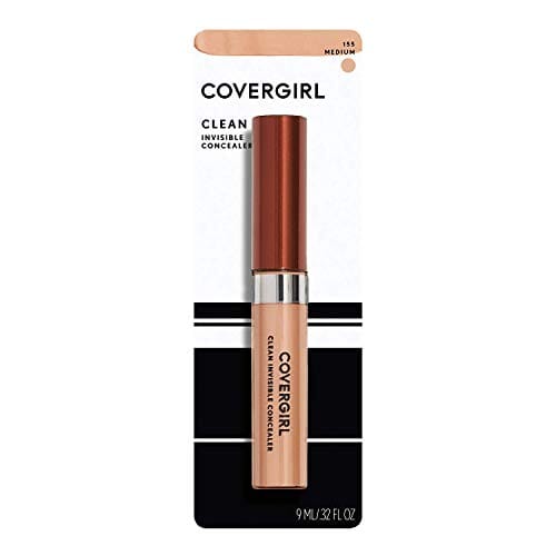 خافي عيوب غير مرئي متوسط  CoverGirl Invisible Concealer, Medium [155], 0.32 oz (Pack of 4)