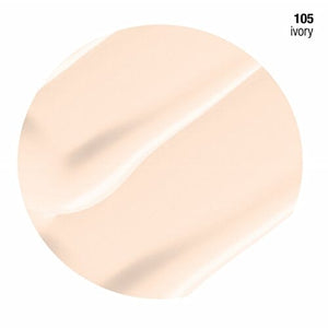 كريم أساس مكياج نظيف من كوفرجيرل COVERGIRL Clean Makeup Foundation Ivory 105, 1 oz (Pack of 2)