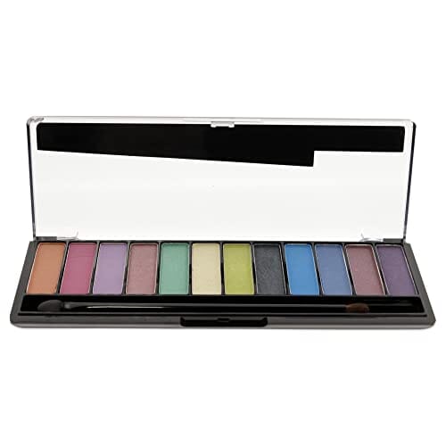 لوحة ظلال العيون ماجنيفي آيز من ريميل لندن Rimmel London Magnif'Eyes Eyeshadow Palette, 12 Shades, Blendable Formula, Versatile, 011, Rainbow, 0.5oz