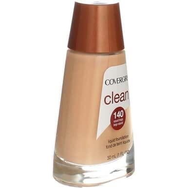 مكياج سائل نظيف باللون البيج الطبيعي CoverGirl Clean Liquid Makeup, Natural Beige, [140] 1 oz (Pack of 4)