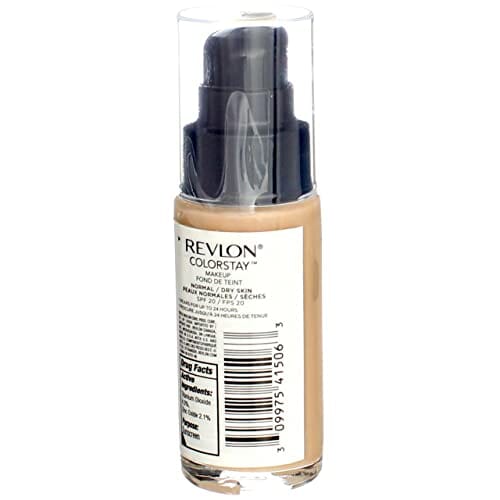 ريفلون كولورستاي لمكياج البشرة العادية / الجافة بيج متوسط 1 أونصة (عبوة من 3 قطع) Revlon Colorstay for Normal/Dry Skin Makeup, Medium Beige 1 oz (Pack of 3)