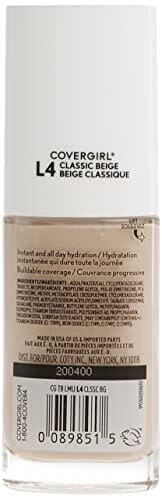 مكياج سائل تروبلند من كوفرجيرل بيج كلاسيكي COVERGIRL Trublend Liquid Makeup Classic Beige L4 1 Fl Oz, 1.000-Fluid Ounce