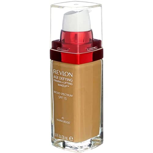 مكياج ريفلون ديفيينج فيرمينغ + ليفتنج 45 بيج دافئ (عبوة من 4 قطع) Revlon Age Defying Firming + Lifting Makeup, 45 Warm Beige,( Pack of 4)