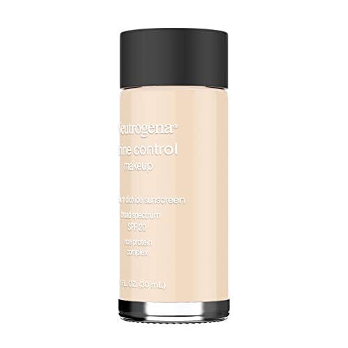 مكياج سائل نيوتروجينا للتحكم في اللمعان بعامل حماية من الشمس Neutrogena Shine Control Liquid Makeup SPF 20, Classic Ivory 10, 1 Ounce