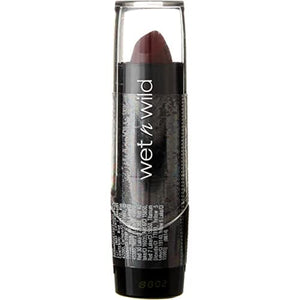 احمر شفاه ويت ان وايلد سيلك فينيش بلاك اوركيد (عبوة من قطعتين) Wet n Wild Silk Finish Lipstick, Black Orchid [535D] 0.13 oz (Pack of 2)