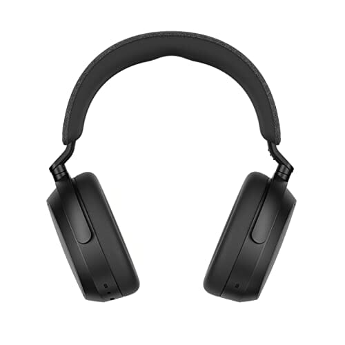 سماعة بلوتوث للمكالمات فائقة الوضوح مع إلغاء الضوضاء التكيفي SENNHEISER Momentum 4 Wireless Headphones - Bluetooth Headset for Crystal-Clear Calls with Adaptive Noise Cancellation, 60h Battery Life and Customizable Sound, Black (Renewed)