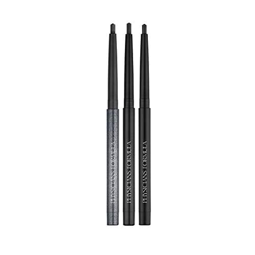 مجموعة محدد عيون أسود من فيزيشينز فورميولا أي بوستر Physicians Formula Eye Booster Gel Black Eyeliner Set of 3, Shimmer, Satin, Matte, Water-Resistant, Smudge Resistant, Lasts All Day