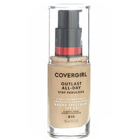 كوفر جيرل - كريم أساس ستاي فابيلوس 3 في 1 + عامل حماية من الشمس واسع النطاق CoverGirl Outlast Stay Fabulous 3-in-1 Foundation + Broad Spectrum SPF 20, Classic Ivory 810-1 fl oz (30 ml) - Pack of 2