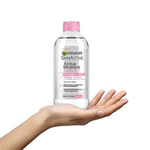 منظف يومي بماء ميسيلار من غارنييه Garnier micellar water daily detergent, 400 ml All in 1