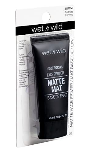 برايمر للوجه من ويت ان وايلد فوتو فوكس غير لامع للوجه شفاف Face Primer By Wet n Wild Photo Focus Matte Face Primer Clear Partners in Prime