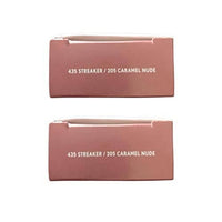 مجموعة مكونة من قطعتين من مجموعة أحمر الشفاه  Pack of 2 CoverGirl Exhibitionist Lip Kit, 435 Streaker / 205 Caramel Nude