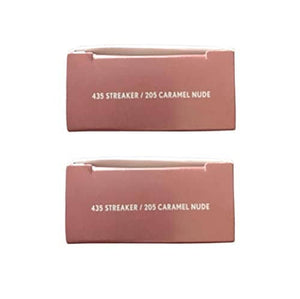 مجموعة مكونة من قطعتين من مجموعة أحمر الشفاه  Pack of 2 CoverGirl Exhibitionist Lip Kit, 435 Streaker / 205 Caramel Nude