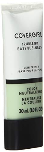 كوفرجيرل - برايمر للوجه من تروبليند بيس بيزنس COVERGIRL Trublend Base Business Face Primer 200 Color Neutralizing, 1.014 Fl Oz, Primer Makeup, Face Primer, Face Primer for Oily Skin, Blurs Flaws, Long Lasting, Weightless Feel