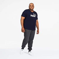 تيشيرت بوما PUMA mens Essentials Logo Tee Shirt, Peacoat, XX-Large Tall US