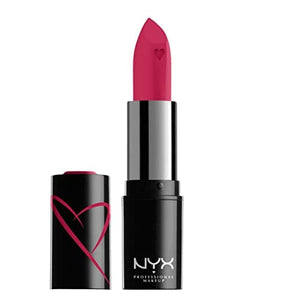 أحمر شفاه شاوت لاود ساتان محمل بزبدة الشيا NYX PROFESSIONAL MAKEUP Shout Loud Satin Lipstick, Infused With Shea Butter - Cherry Charmer (Red Fuchsia)