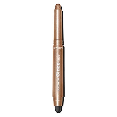 قلم ظلال العيون كولورستاي جليز ستيك من ريفلون REVLON ColorStay Glaze Stick Eye Shadowliner, Longlasting Shimmer Cream Shadow and Liner Makeup in Bronze Gold, 872 Gilt, 0.037 oz