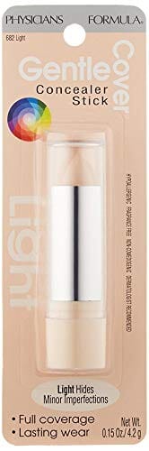 خافي عيوب بتغطية كاملة لطيف من فيزيشنز فورميولا Physicians Formula Gentle Full Coverage Concealer, Light Cover Concealer Stick, Eyes, Face, Dermatologist Tested (Packaging May Vary)