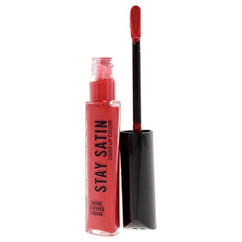 أحمر شفاه سائل ستاي ساتين من ريميل لندن - أحمر شفاه شرونشي للنساء 0.21 أونصة Rimmel London Stay Satin Liquid Lip Color - Schrunchie Lipstick Women 0.21 oz