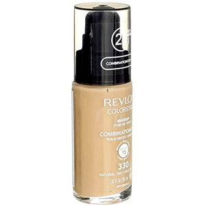 ريفلون كولورستاي كريم أساس 24 ساعة 30 مل (طبيعي تان 320 تركيبة / بشرة دهنية) من ريفلون Revlon Colorstay Foundation 24hrs Makeup 30ml | RRP 12.49 | (Natural Tan 320 Combination/Oily Skin) by Revlon