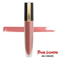 احمر شفاه لوريال باريس ميك اب روج سيجنيتشر غير لامع L'Oreal Paris Makeup Rouge Signature Matte Lip Stain, I Create