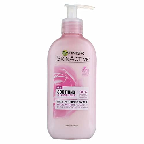 حليب منظف وملطف للبشرة من غارنييه 6.7 أونصة (200 مل) (عبوتان) Garnier Skinactive Soothing Cleansing Milk 6.7 Ounce Pump (200ml) (2 Pack)