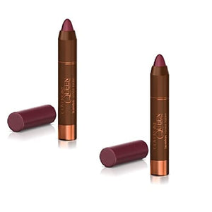 عبوة من 2 بلسم ملمع كوين جامبو من كوفرجيرل COVERGIRL Pack of 2 Queen Jumbo Gloss Balm, Q830 Mulberry Mousse