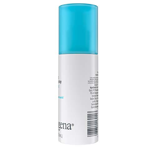 بخاخ إعداد المكياج المرطب نيوتروجينا هيدرو بوست مع الهيالورونيك Neutrogena Hydro Boost Hydrating Makeup Setting Spray with Hyaluronic Acid, Longwear Makeup Setting Facial Mist for Smooth, Glowing, Dewy Skin, Non-Comedogenic & Hypoallergenic, 3.4 fl. oz