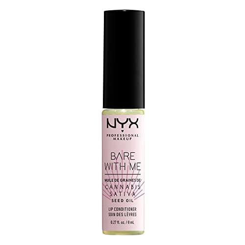 مكياج احترافي لمعان الشفاه بزيت بذور القنب ساتيفا NYX PROFESSIONAL MAKEUP Bare With Me Cannabis Sativa Seed Oil Lip Conditioner Gloss