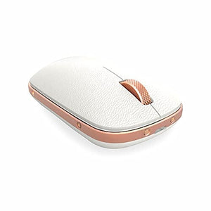 ماوس بلوتوث كلاسيكي لاسلكي Azio Retro Classic Bluetooth Mouse (Posh) - Wireless, Genuine Leather Topped with Pixart Precision Tracker (RM-RCM-L-02)