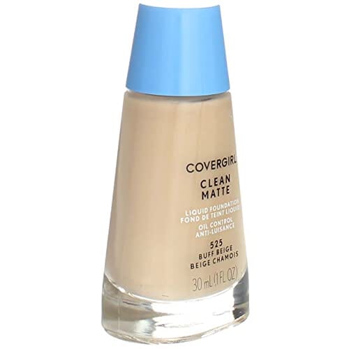 كريم أساس سائل نظيف غير لامع من كوفرجيرل COVERGIRL Clean Matte Liquid Foundation, Buff Beige, 1 Fl Oz (Pack of 4)4