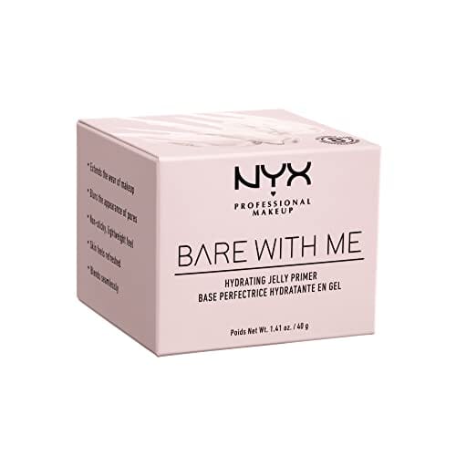 برايمر جيلي مرطب من إن واي إكس بروفيشنال ميك أب برايمر نباتي للوجه NYX PROFESSIONAL MAKEUP Bare With Me Hydrating Jelly Primer, Vegan Face Primer