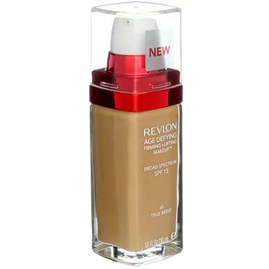 ريفلون مقاوم لعلامات التقدم في العمر + مكياج لشد البشرة بيج حقيقي ، (عبوة من 4 قطع) Revlon Age Defying Firming + Lifting Makeup , True Beige, (Pack of 4)