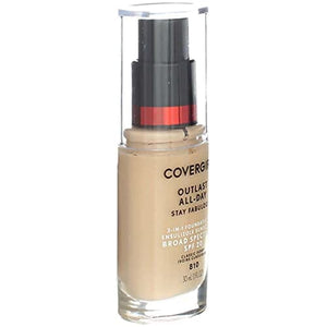 كوفر جيرل - كريم أساس ستاي فابيلوس 3 في 1 + عامل حماية من الشمس واسع النطاق CoverGirl Outlast Stay Fabulous 3-in-1 Foundation + Broad Spectrum SPF 20, Classic Ivory 810-1 fl oz (30 ml) - Pack of 2