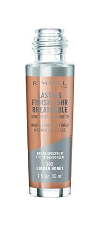 كريم أساس ريميل لاستينغ فينيش جيد التهوية Rimmel Lasting Finish Breathable Foundation, Golden Honey, 1 Fluid Ounce