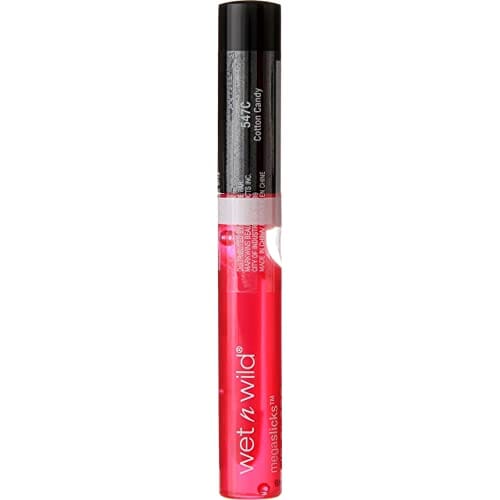 ملمع شفاه من ويت ان وايلد ميغاسليكس قطن كاندي (عبوة من 4 قطع) wet n wild Megaslicks Lip Gloss, Cotton Candy (Pack of 4)