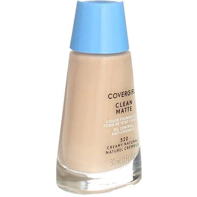 مكياج سائل للتحكم في الزيت من كوفر جيرل CoverGirl Clean Oil Control Liquid Makeup, Creamy Natural [520] 1 oz (Pack of 3)