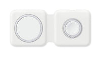 شاحن لاسلكي من ابل Apple MagSafe Duo - Wireless Charger with Fast Charging Capability, Type C Wall Charger, Compatible with iPhone, AirPods and Watch