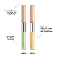 كريم كونسيلر فيزيشنز فورميولا ذو طرفين أخضر / فاتح Physicians Formula Cream Dual-Ended Concealer Stick Green/Light, Neutralizing, Dark Circles, Scars, Blemishes, Eyes